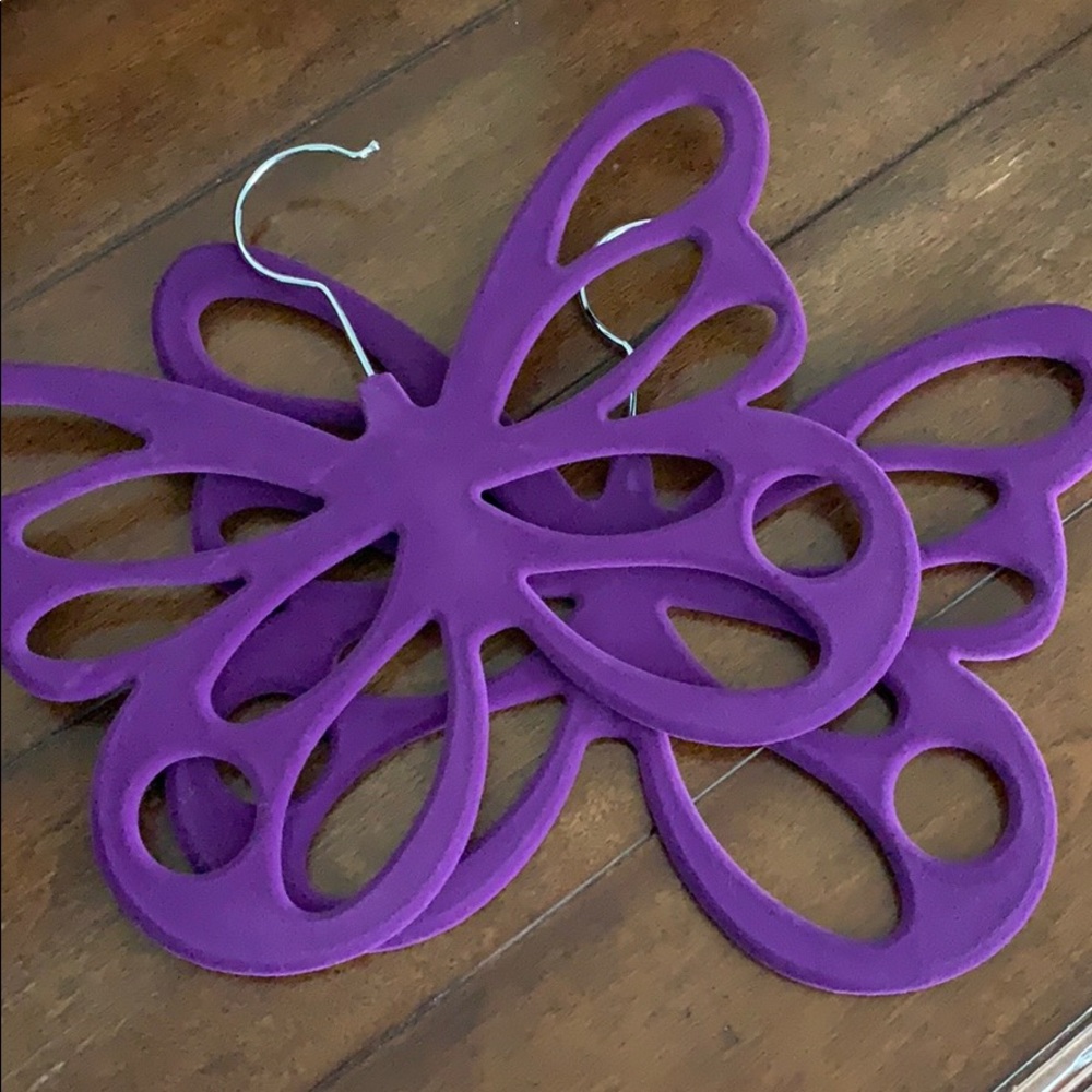 Set of 2 Butterfly Scarf Hangers